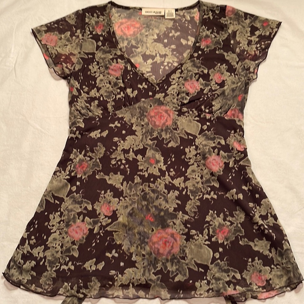 DKNY Jeans short sleeve blouse, SP